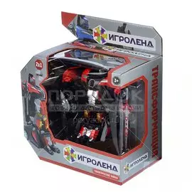 Робот-машина Игроленд, 12.5х6х3.5 см, металл, пластик, 296-046