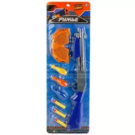 Ружье Играем вместе, с мягкими пулями, кеглями, очками, B1495833-R