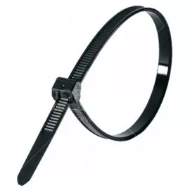 Хомут стяжной кабельный, 3.6х200 мм, нейлон, 100 шт, Smartbuy, SBE-CT-36-200-b