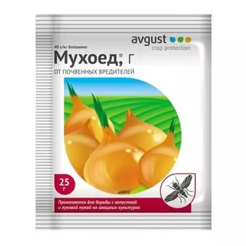 Инсектицид Мухоед, от вредителей почвенных, гранулы, 25 г, Avgust