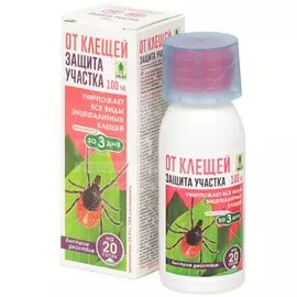 Инсектицид Защита участка, от клещей, жидкость, 100 мл, Green Belt