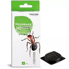 Инсектицид от муравьев Муравьед ЭКО приманка, 4х1.5 г, Avgust