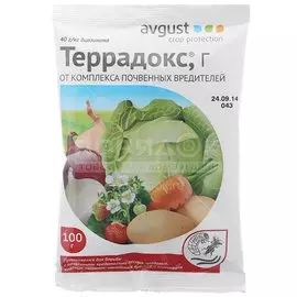 Инсектицид Террадокс, Avgust, от почвенных вредителей, для различных культур, гранулы, 100 г