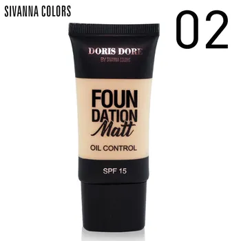 DORIS DORE BY SIVANNA COLORS Тональная основа Matte Oil Control SPF15 30 г. DO-02 - Тайский косметический макияж 01 Ivory Beige