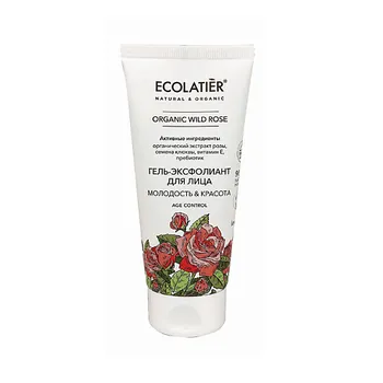 ECOLATIER Green Гель-Эксфолиант для лица "МОЛОДОСТЬ И КРАСОТА" серия ORGANIC WILD ROSE 100.0