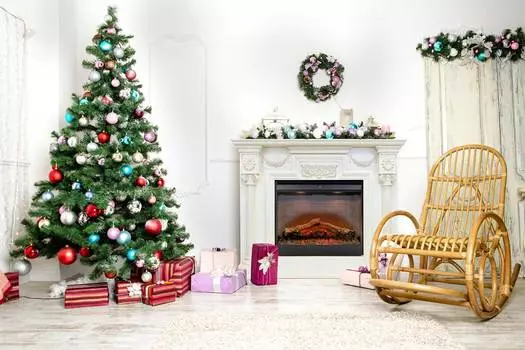 Портал Royal Flame London - Слоновая кость с патиной (26)