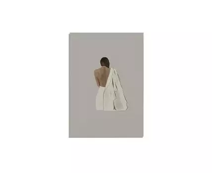 Постер LADY IN WHITE - 30x40 см