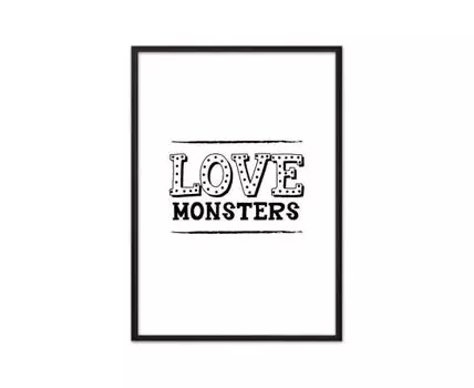 Постер Love monsters