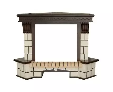 Портал для электрокамина Stone 26 AO Corner