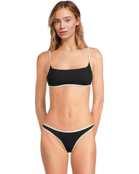 Пляжный топ L*Space Kourt Top, цвет Black/Cream