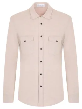 Рубашка Slim Fit шерстяная