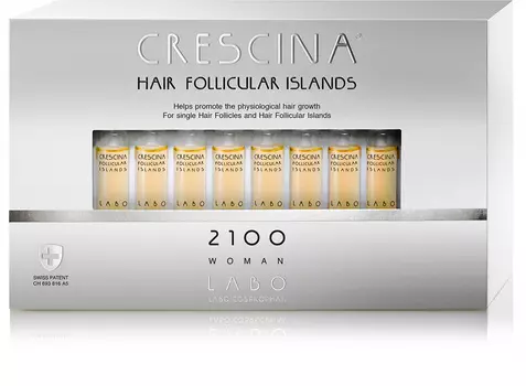Crescina Лосьон для стимуляции роста волос для женщин Follicular Islands 2100 №10 (Crescina, Crescina 2100)