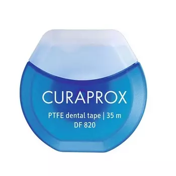 Curaprox Нить межзубная тефлоновая с хлоргексидином 35м 1 шт (Curaprox, Зубные нити)