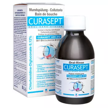 Curasept Ополаскиватель хлоргексидин диглюконат 0,12%, 200 мл (Curasept, Ополаскиватели для полости рта)