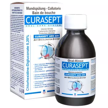 Curasept Ополаскиватель хлоргексидин диглюконат 0,20%, 200 мл (Curasept, Ополаскиватели для полости рта)