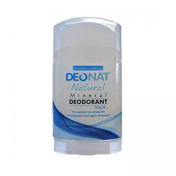 DeoNat Дезодорант кристалл плоский, 100 г (DeoNat, Дезодоранты DeoNat)
