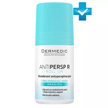 Dermedic Шариковый дезодорант-антиперспирант Roll-On, 60 мл (Dermedic, Antipersp R)