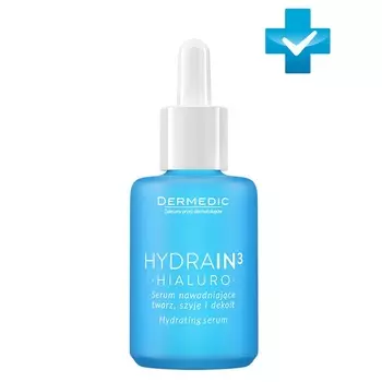 Dermedic Увлажняющая сыворотка для лица, шеи и декольте Гидреин 3 Гиалуро Hialuro Hydrating Serum, 30 мл (Dermedic, Hydrain3)