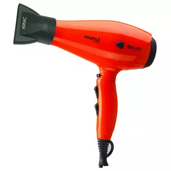 Dewal Pro Фен Profile 2200 оранжевый, 2200 Вт, ионизация, 2 насадки (Dewal Pro, Фены)