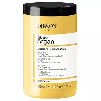 Dikson Питательная маска с маслами арганы и макадамии для сухих волос Nourishing Mask, 1000 мл (Dikson, DiksoPrime)
