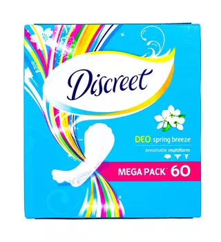 Discreet Прокладки ежедневные Весенний бриз Део №60 (Discreet, Deo Весенний бриз)