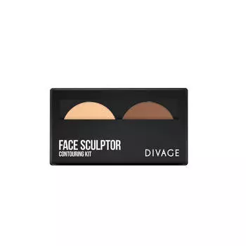 Divage Палетка Крем-пудры Face sculptor 9 г (Divage, Пудра)