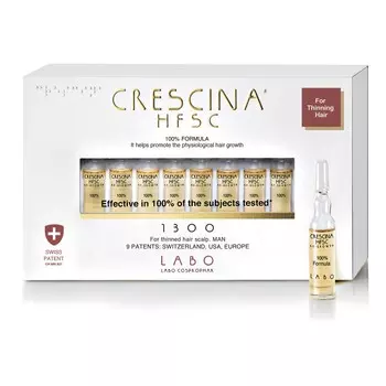 Crescina 1300 Лосьон для стимуляции роста волос для мужчин №40 (Crescina, Crescina 1300)