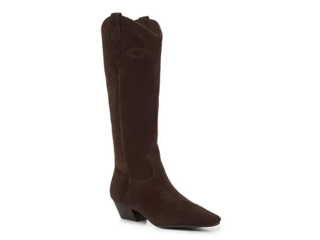 Сапоги Dollie Cowboy Boot Steve Madden, темно-коричневый