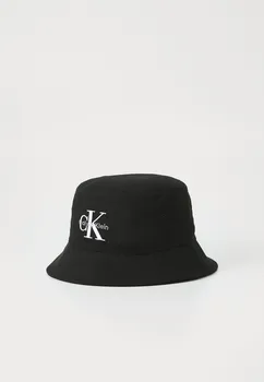 Шляпа MONOLOGO EMBROIDERY BUCKET HAT Calvin Klein Jeans, черный