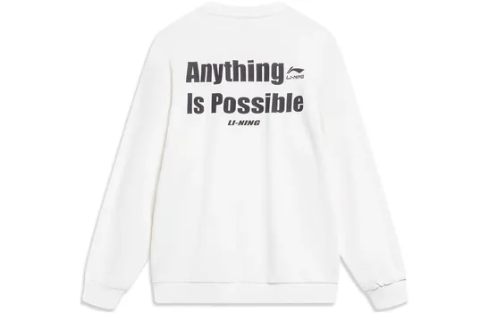 Спортивная коллекция Life Толстовка мужская белая Lining, белый