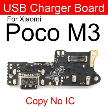 USB-зарядка док-порта, соединительная плата, гибкий кабель с микрофоном для Xiaomi Mi Poco F1 F2 Pro Poco X3 X2 C3 Mi Play, запасные части Mi Play Copy