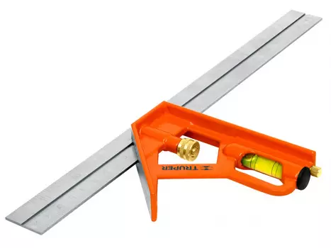 Угольник Truper (уровень чертилка углы 90 и 45°) 14380