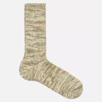 Носки Anonymous Ism Five Color Mix Crew, цвет оливковый, размер 41-44 EU