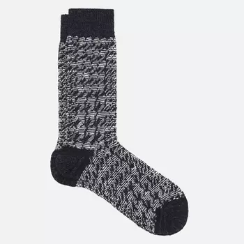 Носки Anonymous Ism Houndtooth Jaquard Crew, цвет чёрный, размер 44-46 EU