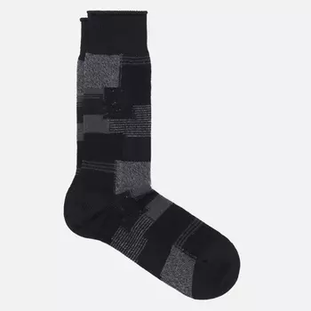 Носки Anonymous Ism Patchwork Crew, цвет чёрный, размер 41-44 EU