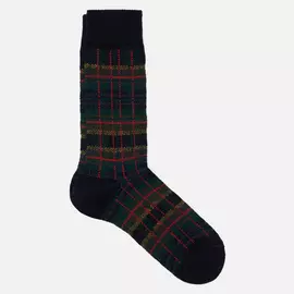 Носки Anonymous Ism Wool Check Crew, цвет синий, размер 44-46 EU
