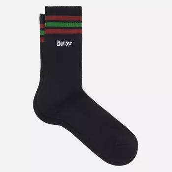 Носки Butter Goods Stripe Q324, цвет чёрный, размер 40-46 EU
