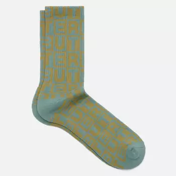 Носки Butter Goods Tile, цвет зелёный, размер 40-46 EU
