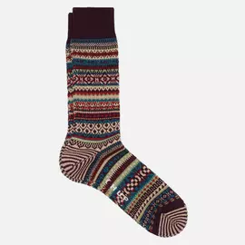 Носки CHUP by Glen Clyde Baile, цвет бордовый, размер 41-44 EU