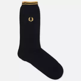 Носки Fred Perry Tipped, цвет чёрный, размер 39-42 EU