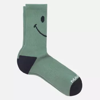 Носки MARKET Smiley Oversized, цвет зелёный, размер 40-46 EU