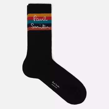 Носки Paul Smith Artist Stripe Logo, цвет чёрный, размер 40-46 EU