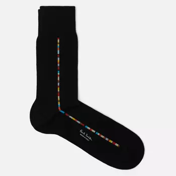 Носки Paul Smith Signature Stripe Central Trim, цвет чёрный, размер 40-46 EU