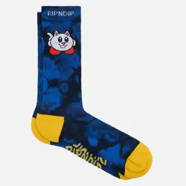 Носки RIPNDIP Nermby, цвет синий, размер 40-46 EU