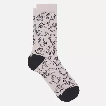 Носки RIPNDIP Nermie Buddies, цвет серый, размер 40-46 EU