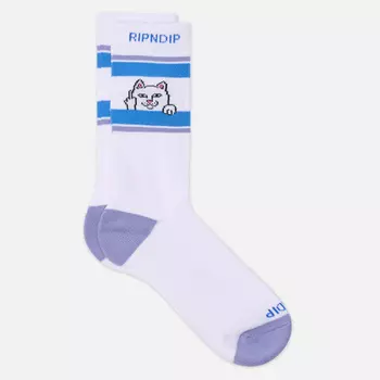 Носки RIPNDIP Peeking Nermal, цвет белый, размер 40-46 EU