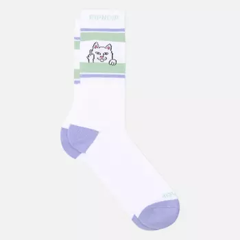 Носки RIPNDIP Peeking Nermal, цвет белый, размер 40-46 EU