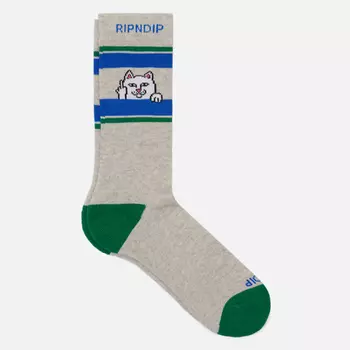 Носки RIPNDIP Peeking Nermal, цвет серый, размер 40-46 EU