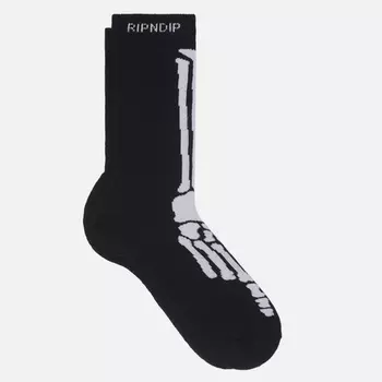 Носки RIPNDIP Skelly Nerm, цвет чёрный, размер 40-46 EU