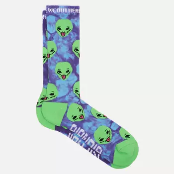 Носки RIPNDIP We Out Here, цвет фиолетовый, размер 40-46 EU